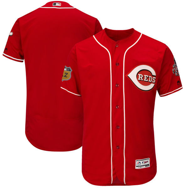 2017 MLB Cincinnati Reds Blank Red Jerseys->cincinnati reds->MLB Jersey